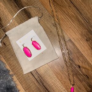 Kendra Scott Fuchsia Jewelry Set
